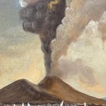 NEidentifikovaný podpis, Výbuch sopky Vezuv v Neapole