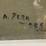 A. PERA, Vaso con fiori - A. Pera (1985)
