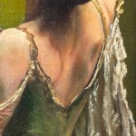 DANTE, Portrait of a woman seen from behind - Dante