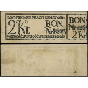 Polska, bon na 2 korony, (1916-1918)