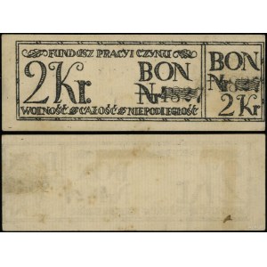 Polen, Gutschein für 2 Kronen, (1916-1918)