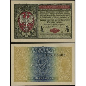 Pologne, 1/2 marque polonaise, 9.12.1916