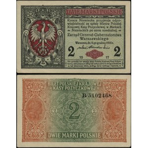 Poland, 2 Polish marks, 9.12.1916