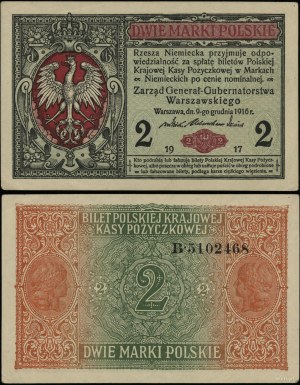 Polonia, 2 marchi polacchi, 9.12.1916