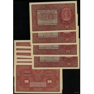 Polen, Satz: 10 x 20 polnische Mark, 23.08.1919