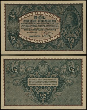 Poľsko, 1/2 poľskej marky, 7.02.1920