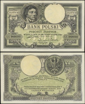 Pologne, 500 zlotys, 28.02.1919