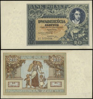 Polonia, 20 zloty, 20.06.1931