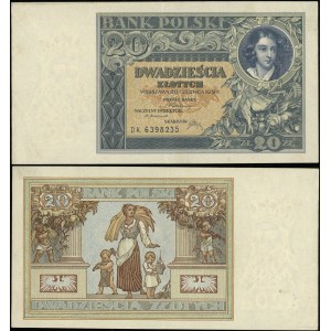 Pologne, 20 zloty, 20.06.1931