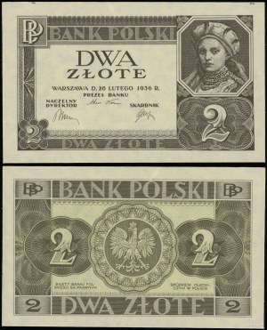 Pologne, 2 zlotys, 26.02.1936
