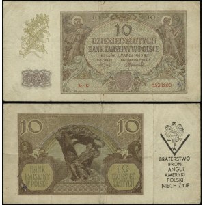 Pologne, 10 zloty, 1.03.1940