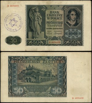 Pologne, 50 zloty, 1.08.1941