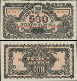 Poland, 500 zloty, 1944