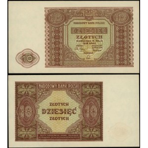 Pologne, 10 zloty, 15.05.1946