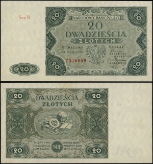 Pologne, 20 zloty, 15.07.1947