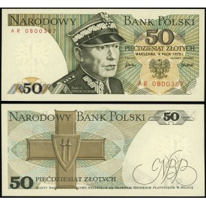Pologne, 50 zloty, 9.05.1975