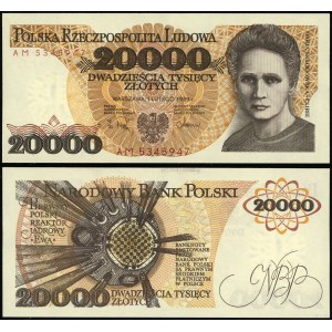 Polonia, 20.000 PLN, 1.02.1989