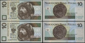 Polska, zestaw: 2 x 10 złotych, 25.03.1994