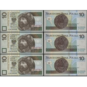 Polska, zestaw: 3 x 10 złotych, 25.03.1994
