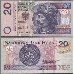 Polen, 20 Zloty, 25.03.1994