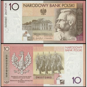 Pologne, 10 zloty, 4.06.2008