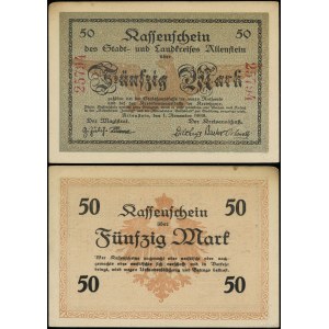 East Prussia, 50 marks, 1.11.1918