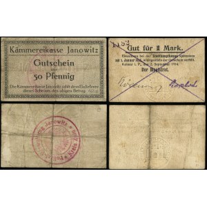 Velkopolsko, sada: 50 feniků a 1 marka, 1914