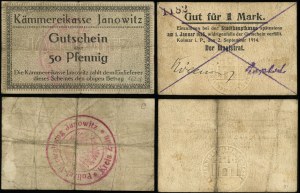 Grande Pologne, ensemble : 50 fenigs et 1 mark, 1914