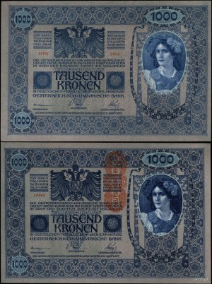 Austria, 1.000 corone, 2.01.1902 (1919)