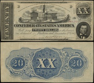 United States of America (USA), $20, 2.12.1862