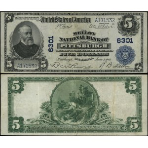 United States of America (USA), $5, 3.06.1902