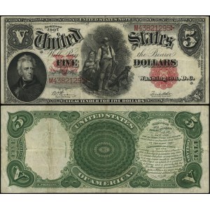 Stany Zjednoczone Ameryki (USA), 5 dolarów, 1907