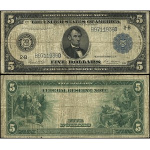 États-Unis d'Amérique (USA), 5 dollars, 1914