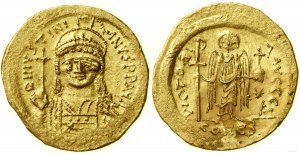 Byzancia, solidus, 542-565, Konštantínopol