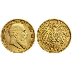 Německo, 10 marek, 1904 G, Karlsruhe