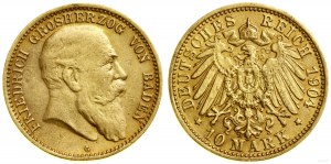 Nemecko, 10 mariek, 1904 G, Karlsruhe