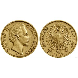 Niemcy, 20 marek, 1872 D, Monachium