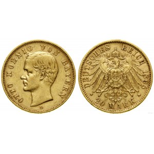 Deutschland, 20 Mark, 1895 D, München