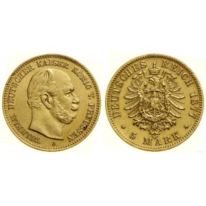 Germania, 5 marchi, 1877 A, Berlino