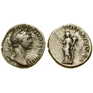 Impero romano, denario, (112-114), Roma