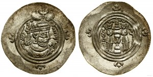 Perzia, drachma, 37. rok vlády, mincovňa YZ (Yazd)