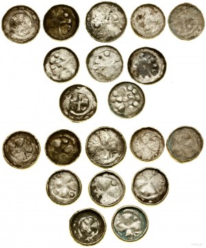 Germany, set of 10 x cross denarius, 10th/XI century.