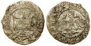 Pologne, demi-penny, 1396-1398, Cracovie