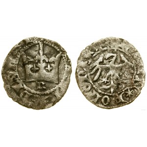 Polonia, Corona da mezzo penny, (1396-1398), Cracovia