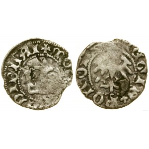 Polonia, Corona da mezzo penny, (1410-1412), Cracovia