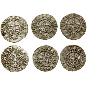 Poland, set of 3 half-pennies, Cracow