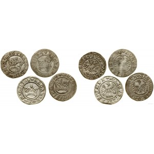 Poland, set of 4 half-pennies