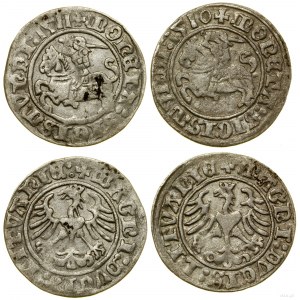 Polska, zestaw 2 półgroszy, 1510, 1511, Wilno