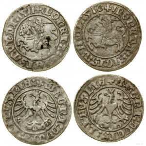 Polen, Satz von 2 halben Pfennigen, 1510, 1511, Vilnius