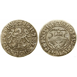 Polonia, penny, 1539, Elbląg